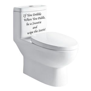 Toilet Seat Stickers